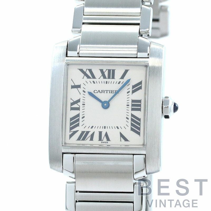 【中古】CARTIER TANK FRANCAISE MEDIUM MODEL カルティエ タンク フランセーズ MM W51011Q3