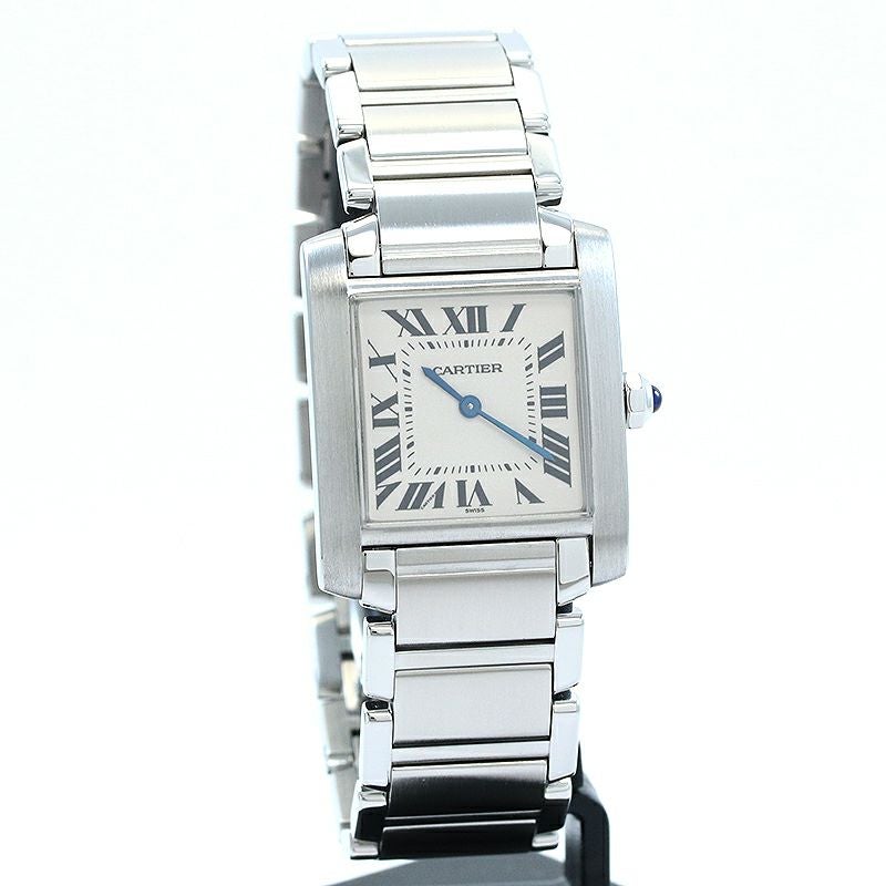 【中古】CARTIER TANK FRANCAISE MEDIUM MODEL カルティエ タンク フランセーズ MM W51011Q3