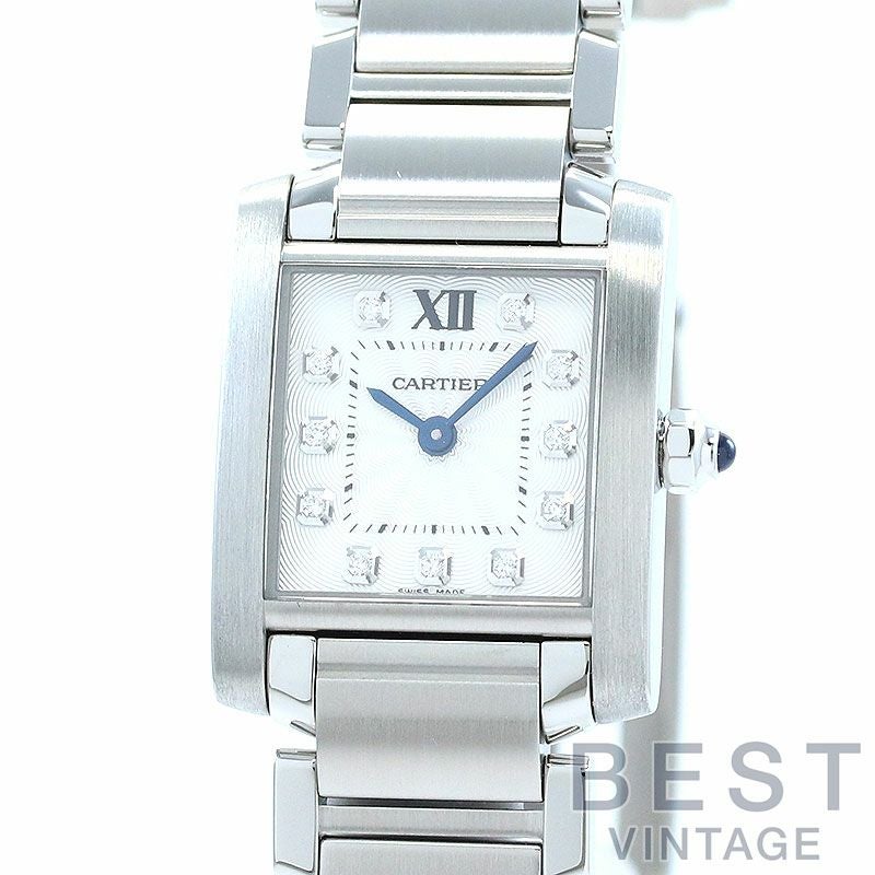 【中古】CARTIER TANK FRANCAISE SMALL MODEL カルティエ タンク フランセーズ SM WE110006