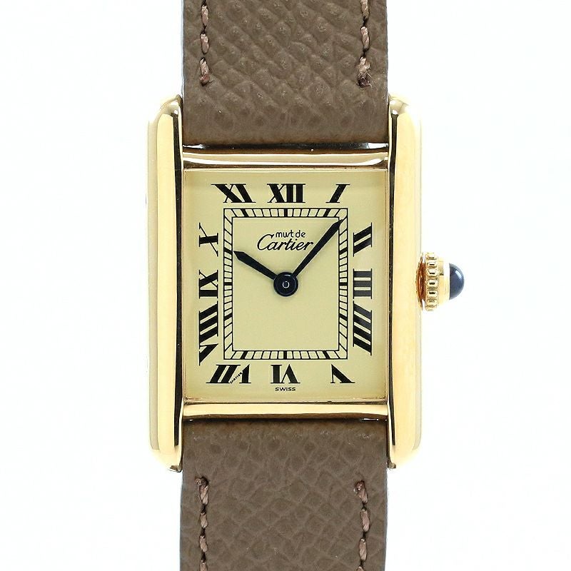 【中古】CARTIER MUST TANK SMALL MODEL VERMEIL カルティエ マスト タンク SM ヴェルメイユ W1003153