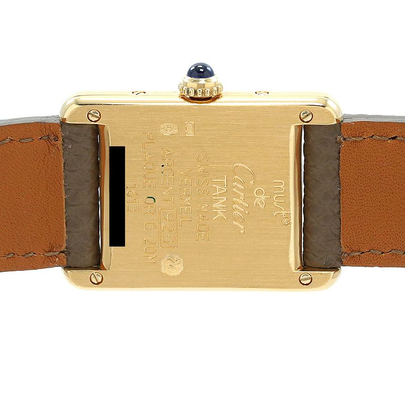 【中古】CARTIER MUST TANK SMALL MODEL VERMEIL カルティエ マスト タンク SM ヴェルメイユ W1003153