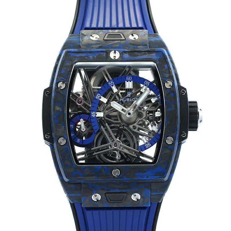 【中古】HUBLOT SPIRIT OF BIG BANG CARBON BLUE 42MM ウブロ スピリット オブ ビッグ・バン カーボンブルー 42MM 645.QL.7117.RX