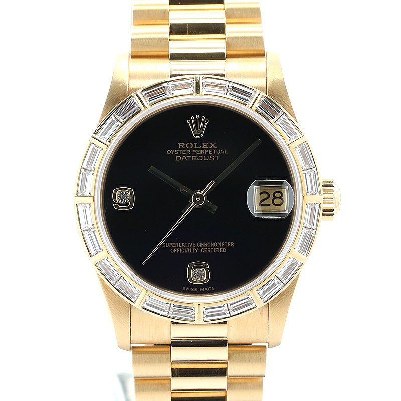 20000円専用 中古】ROLEX OYSTER PERPETUAL DATEJUST 31 ONYX DIAL ロレックス