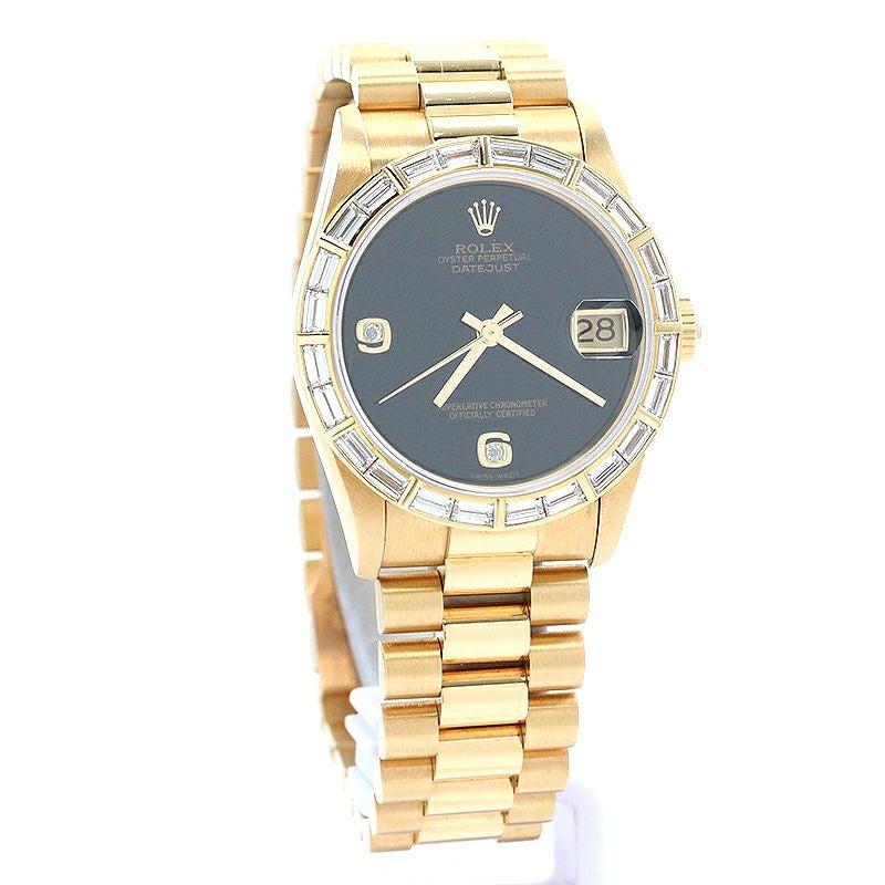 20000円専用 中古】ROLEX OYSTER PERPETUAL DATEJUST 31 ONYX DIAL ロレックス