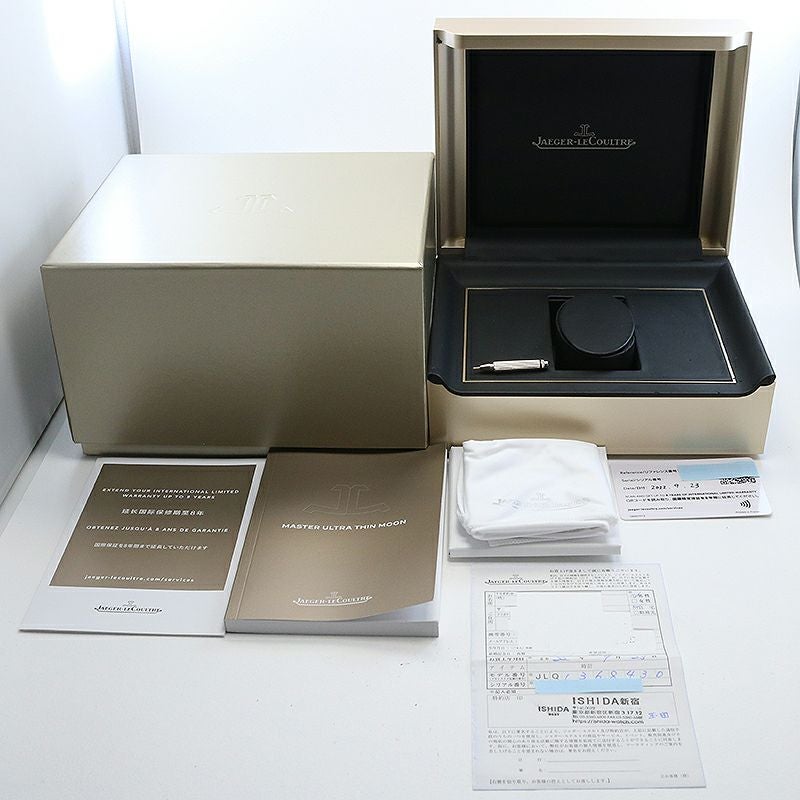 【中古】JAEGER-LECOULTRE MASTER ULTRA THIN MOON ジャガー・ルクルト マスター・ウルトラスリム・ムーン Q1368430(109.8.A5.S)