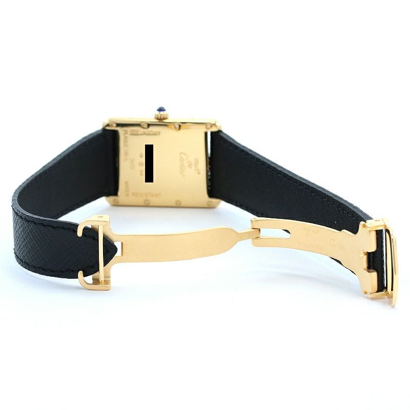 【中古】CARTIER MUST TANK LARGE MODEL JUMBO VERMEIL カルティエ マスト タンク LM ジャンボ ヴェルメイユ W1013754