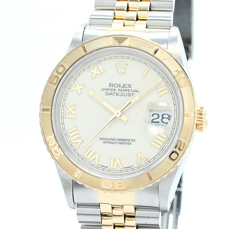 【中古】ROLEX OYSTER PERPETUAL DATEJUST TURN-O-GRAPH THUNDERBIRD ロレックス オイスターパーペチュアル デイトジャスト ターノグラフ サンダーバード 16263