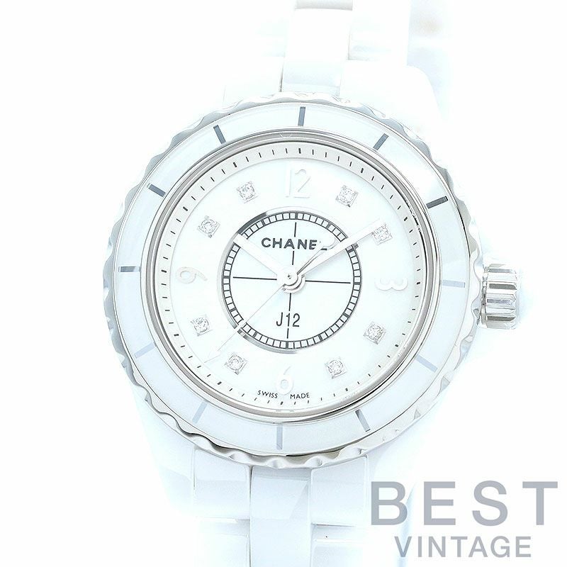 【中古】CHANEL J12 WHITE CERAMIC 29MM シャネル J12 ホワイトセラミック 29MM H2570