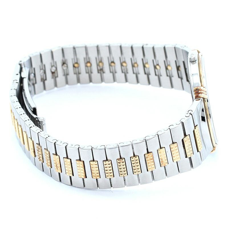 【中古】OMEGA OVAL CLASSIC DE VILLE TENNIS RACKET オメガ オーバル クラシック デ・ヴィル クォーツ テニスラケット 3950833