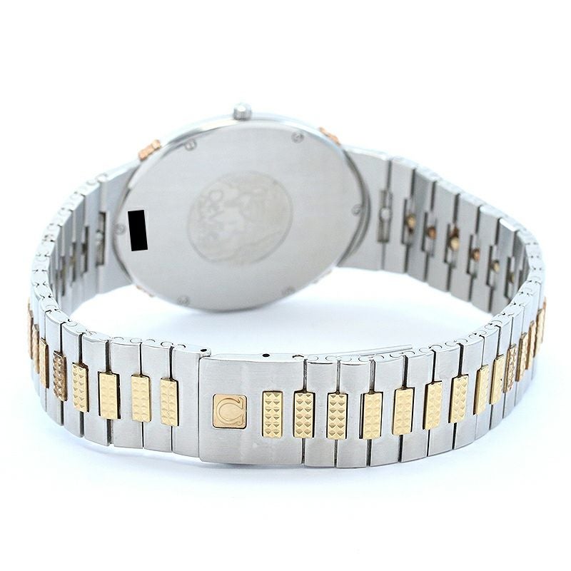 【中古】OMEGA OVAL CLASSIC DE VILLE TENNIS RACKET オメガ オーバル クラシック デ・ヴィル クォーツ テニスラケット 3950833