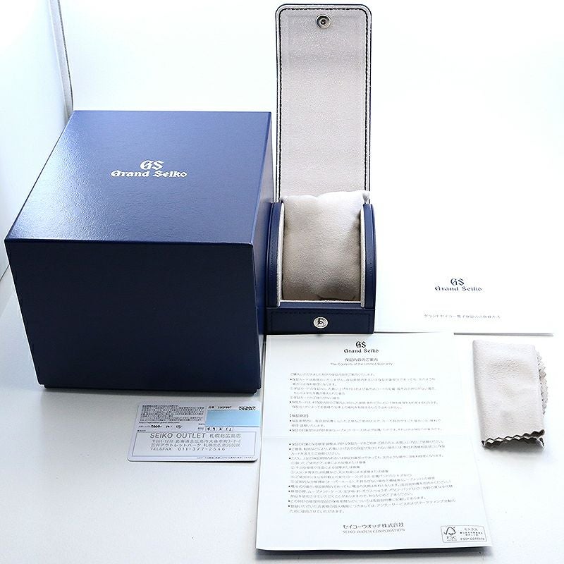 【中古】GRAND SEIKO HERITAGE COLLECTION QUARTZ MODEL 60TH LIMITED EDITION グランドセイコー ヘリテージコレクション クォーツ 60周年記念限定モデル SBGP007 (9F85-0AA0)