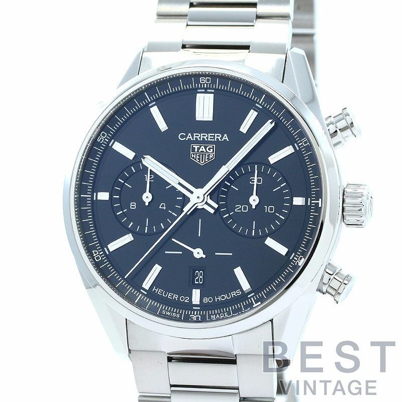 【中古】TAG HEUER CARRERA CALIBRE HEUER 02 CHRONOGRAPH 42MM タグ・ホイヤー カレラ キャリバー ホイヤー02 クロノグラフ 42MM CBN2010.BA0642