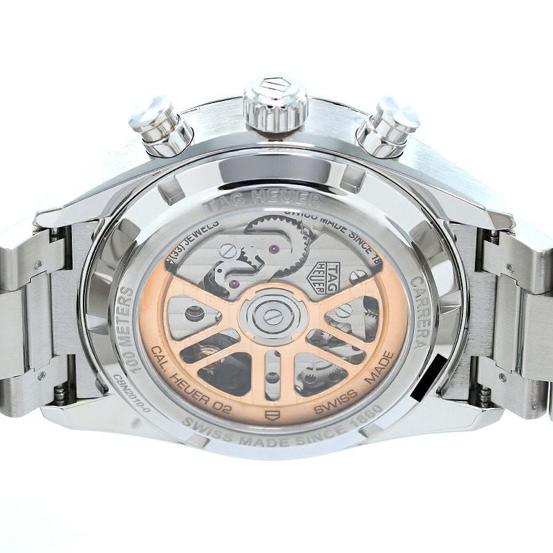【中古】TAG HEUER CARRERA CALIBRE HEUER 02 CHRONOGRAPH 42MM タグ・ホイヤー カレラ キャリバー ホイヤー02 クロノグラフ 42MM CBN2010.BA0642