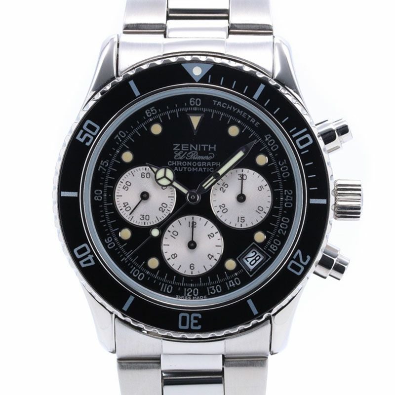 【中古】ZENITH EL PRIMERO DE LUCA ゼニス エル・プリメロ デ・ルッカ 02.0310.400 (02.0312.400)