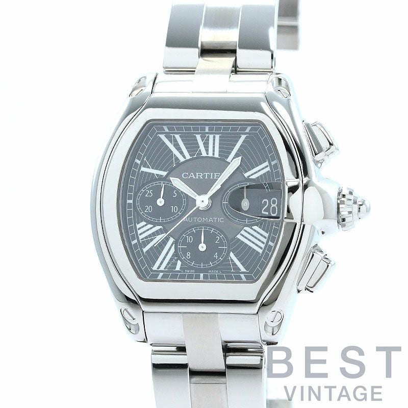【中古】CARTIER ROADSTER DE CARTIER EXTRA-LARGE MODEL CHRONOGRAPH カルティエ ロードスター ドゥ カルティエ XL クロノグラフ W62020X6
