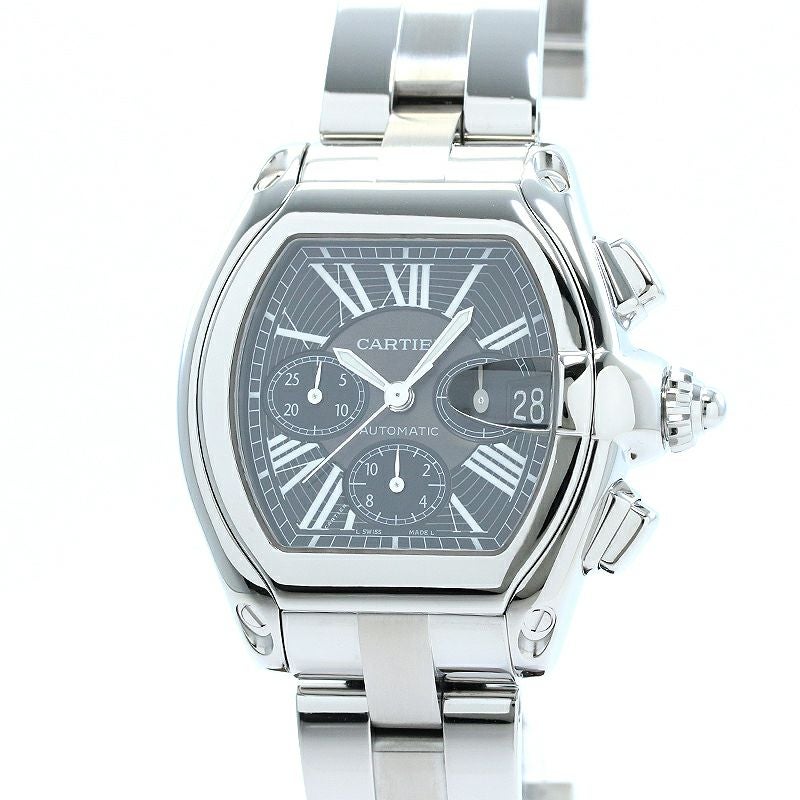 【中古】CARTIER ROADSTER DE CARTIER EXTRA-LARGE MODEL CHRONOGRAPH カルティエ ロードスター ドゥ カルティエ XL クロノグラフ W62020X6