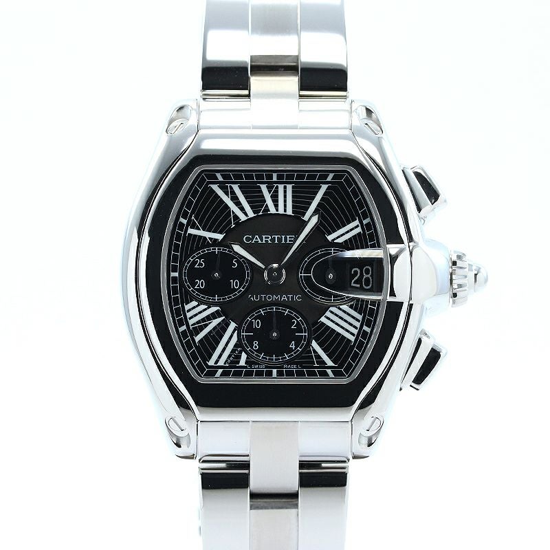 【中古】CARTIER ROADSTER DE CARTIER EXTRA-LARGE MODEL CHRONOGRAPH カルティエ ロードスター ドゥ カルティエ XL クロノグラフ W62020X6