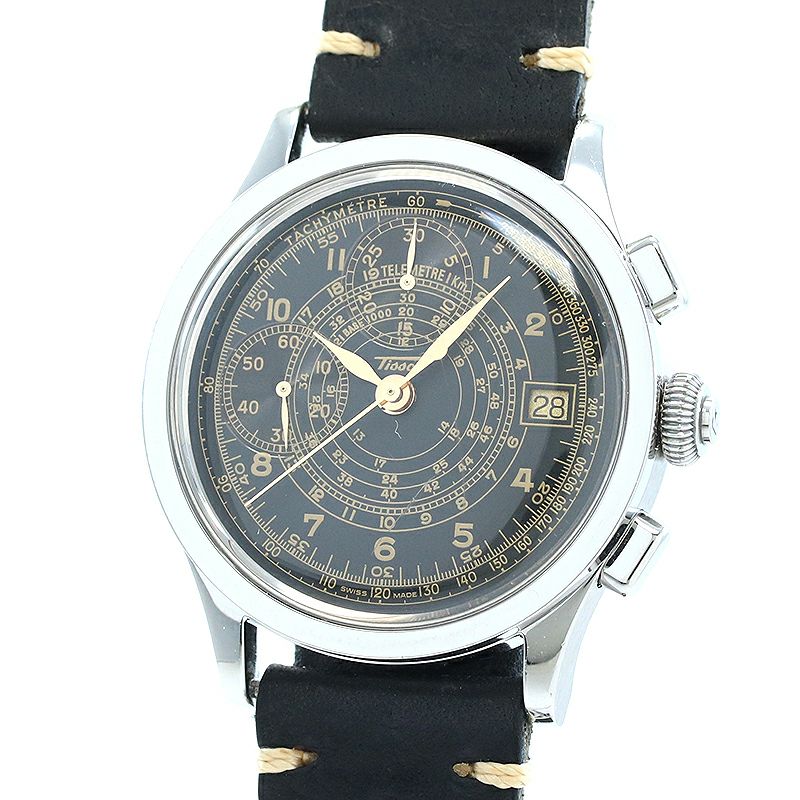 【中古】TISSOT HERITAGE JANEIRO CHRONOGRAPH Z199 LIMITED EDITION ティソ ヘリテージ クロノ・ジャネイロ Z199 限定モデル T66.1.428.52 (T66142852)