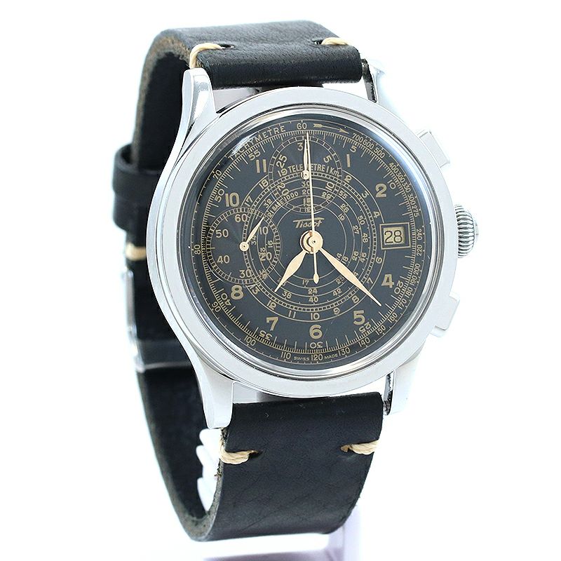 【中古】TISSOT HERITAGE JANEIRO CHRONOGRAPH Z199 LIMITED EDITION ティソ ヘリテージ クロノ・ジャネイロ Z199 限定モデル T66.1.428.52 (T66142852)