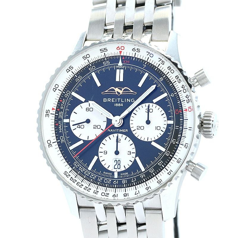 【中古】BREITLING NAVITIMER B01 CHRONOGRAPH 43 ブライトリング ナビタイマー B01 クロノグラフ 43 AB0138211B1A1