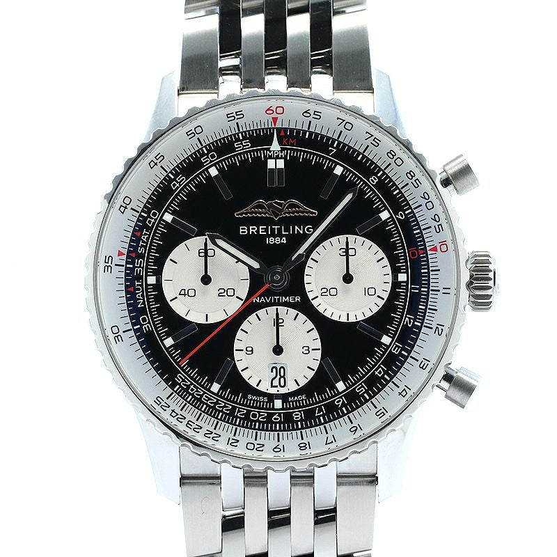 【中古】BREITLING NAVITIMER B01 CHRONOGRAPH 43 ブライトリング ナビタイマー B01 クロノグラフ 43 AB0138211B1A1
