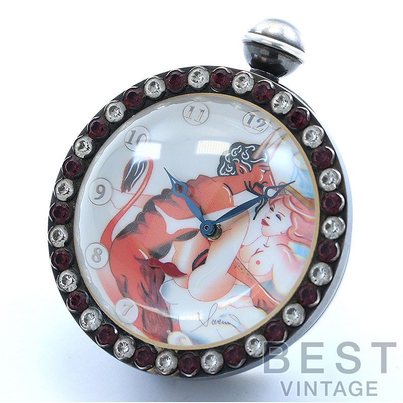 中古】CORUM HOURS OF LOVE EROTIC DESK CLOCK コルム アワーズ・オブ