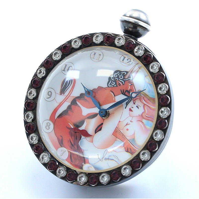 中古】CORUM HOURS OF LOVE EROTIC DESK CLOCK コルム アワーズ・オブ 中古】CORUM HOURS OF LOVE EROTIC DESK CLOCK コルム アワーズ・オブ