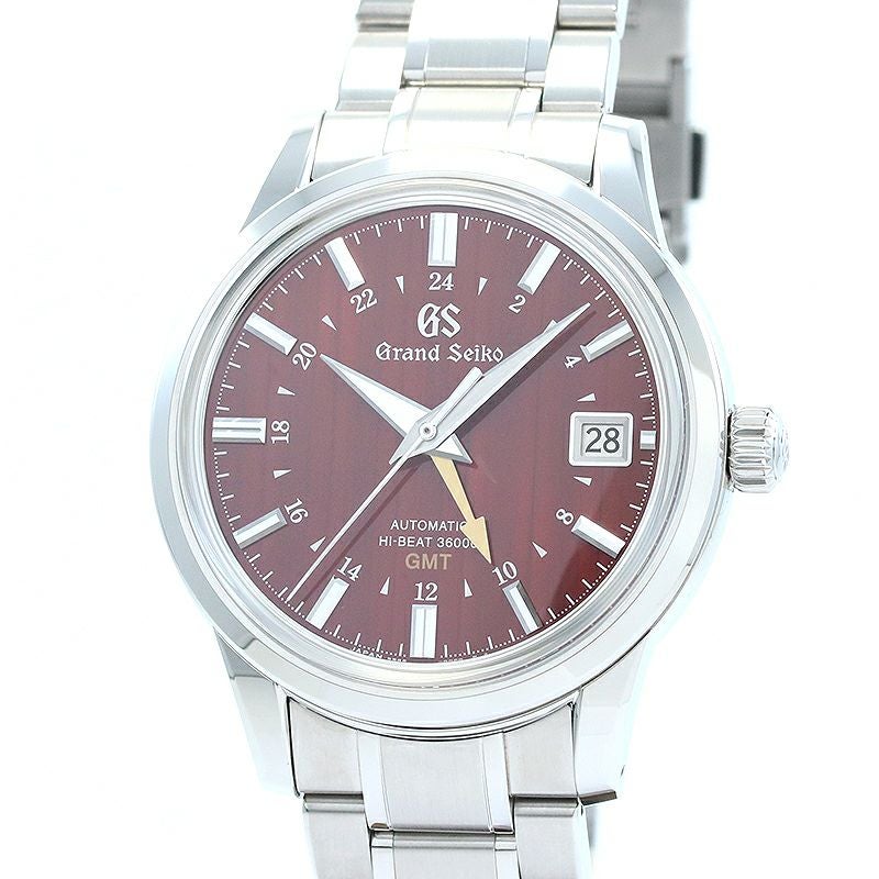 【中古】GRAND SEIKO ELEGANCE COLLECTION MECHANICAL HI-BEAT 36000 GMT グランドセイコー エレガンスコレクション メカニカルハイビート 36000 GMT 床もみじ SBGJ273 (9S86-00N0)