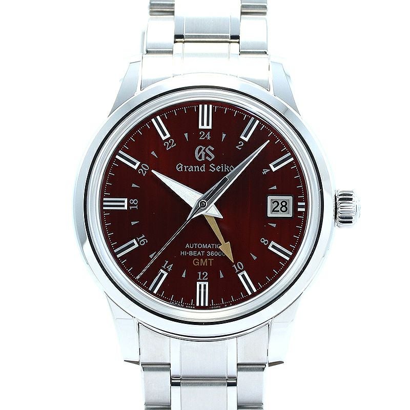 【中古】GRAND SEIKO ELEGANCE COLLECTION MECHANICAL HI-BEAT 36000 GMT グランドセイコー エレガンスコレクション メカニカルハイビート 36000 GMT 床もみじ SBGJ273 (9S86-00N0)