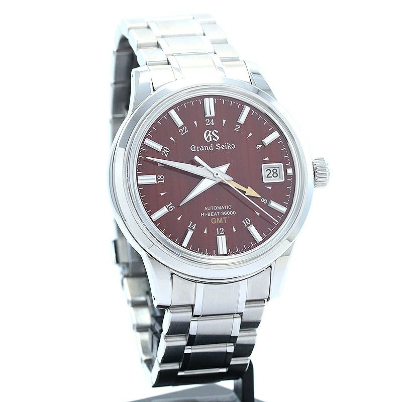 【中古】GRAND SEIKO ELEGANCE COLLECTION MECHANICAL HI-BEAT 36000 GMT グランドセイコー エレガンスコレクション メカニカルハイビート 36000 GMT 床もみじ SBGJ273 (9S86-00N0)