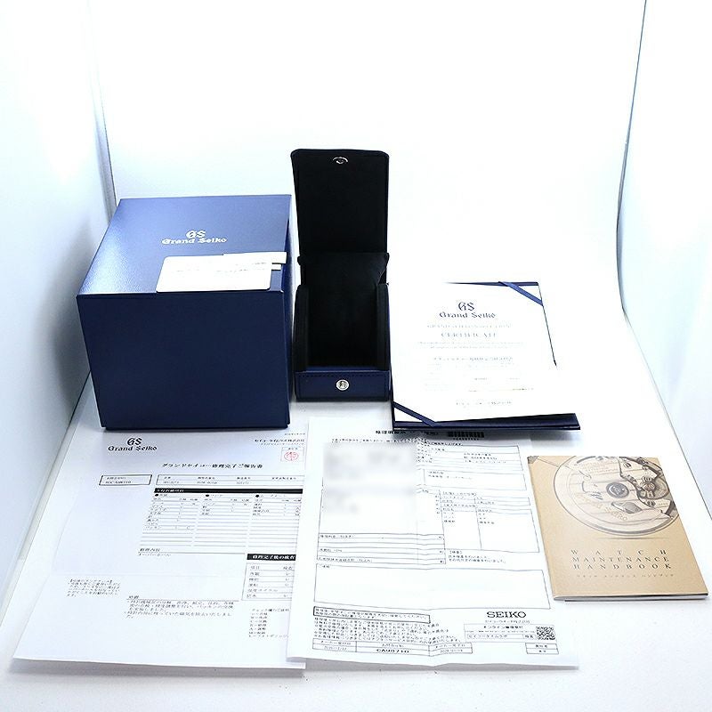【中古】GRAND SEIKO ELEGANCE COLLECTION MECHANICAL HI-BEAT 36000 GMT グランドセイコー エレガンスコレクション メカニカルハイビート 36000 GMT 床もみじ SBGJ273 (9S86-00N0)