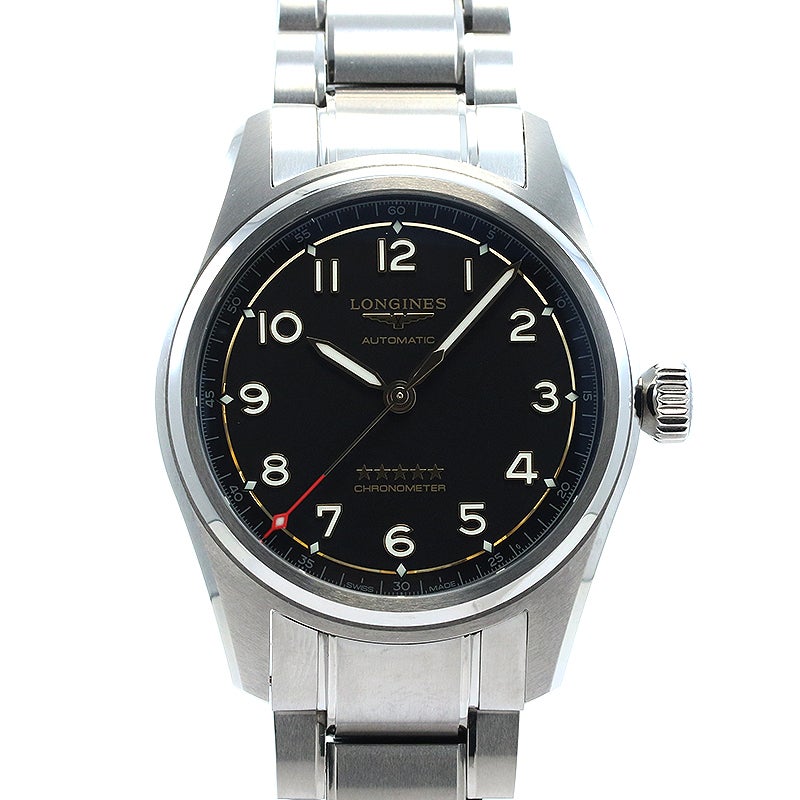 【中古】LONGINES LONGINES SPIRIT 40MM ロンジン ロンジン スピリット 40MM L3.810.1.53.6