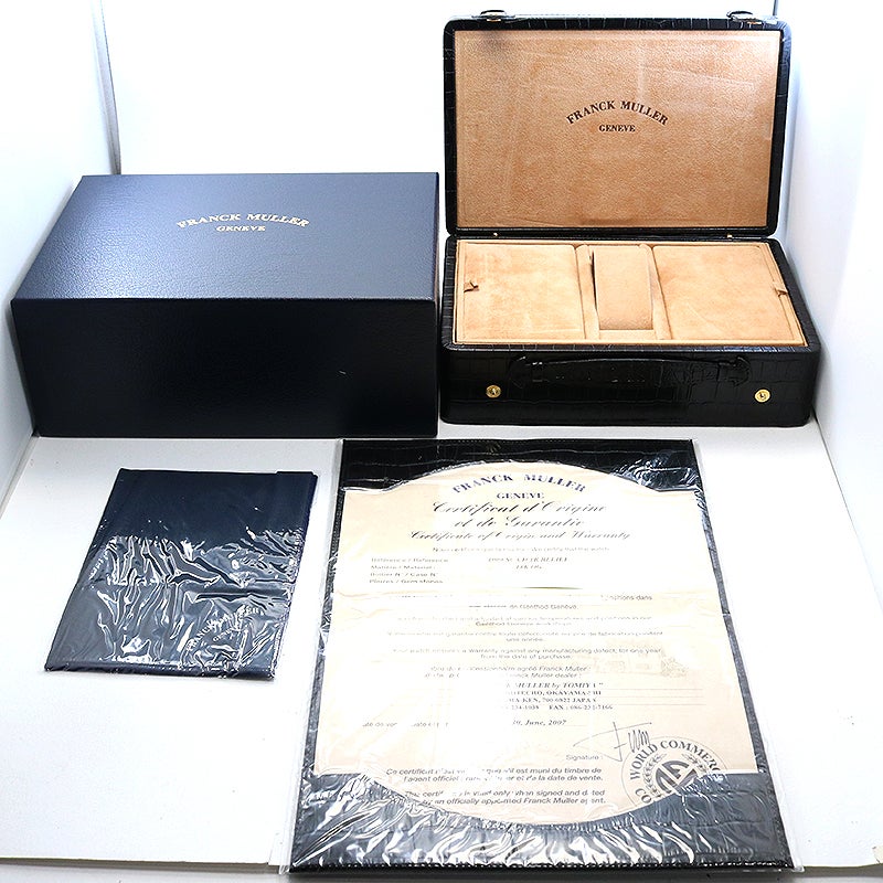 【中古】FRANCK MULLER LONG ISLAND フランク・ミュラー ロングアイランド 1000SCCD1R RELIEF