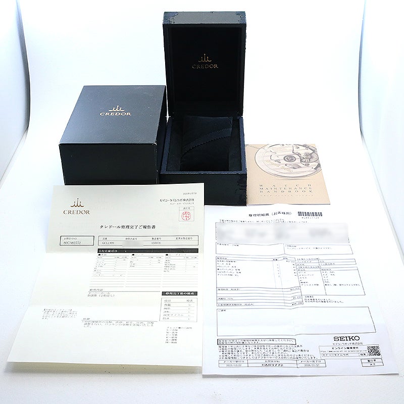 中古】CREDOR CREDOR NODE SPRING DRIVE MOON PHASE セイコー