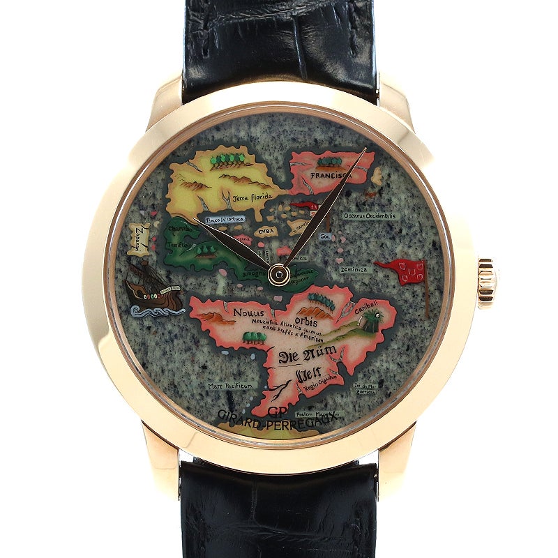 【中古】GIRARD-PERREGAUX 1966 THE CHAMBER OF WONDERS NOVUS ORBIS ジラール・ペルゴ 1966 チャンバー・オブ・ワンダー 49534-52-R06-BB60