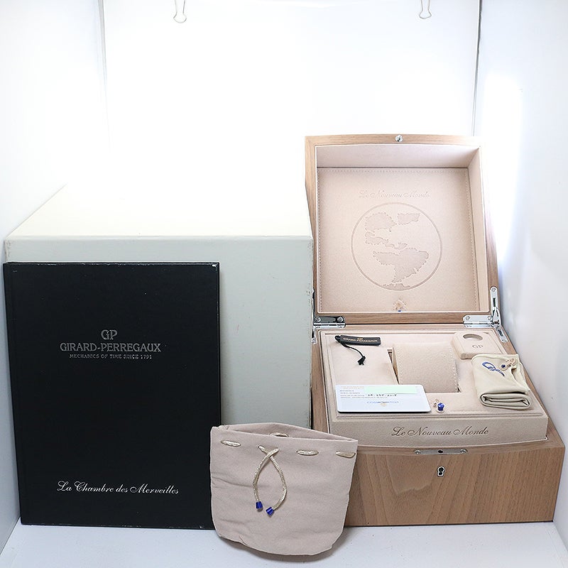 【中古】GIRARD-PERREGAUX 1966 THE CHAMBER OF WONDERS NOVUS ORBIS ジラール・ペルゴ 1966 チャンバー・オブ・ワンダー 49534-52-R06-BB60