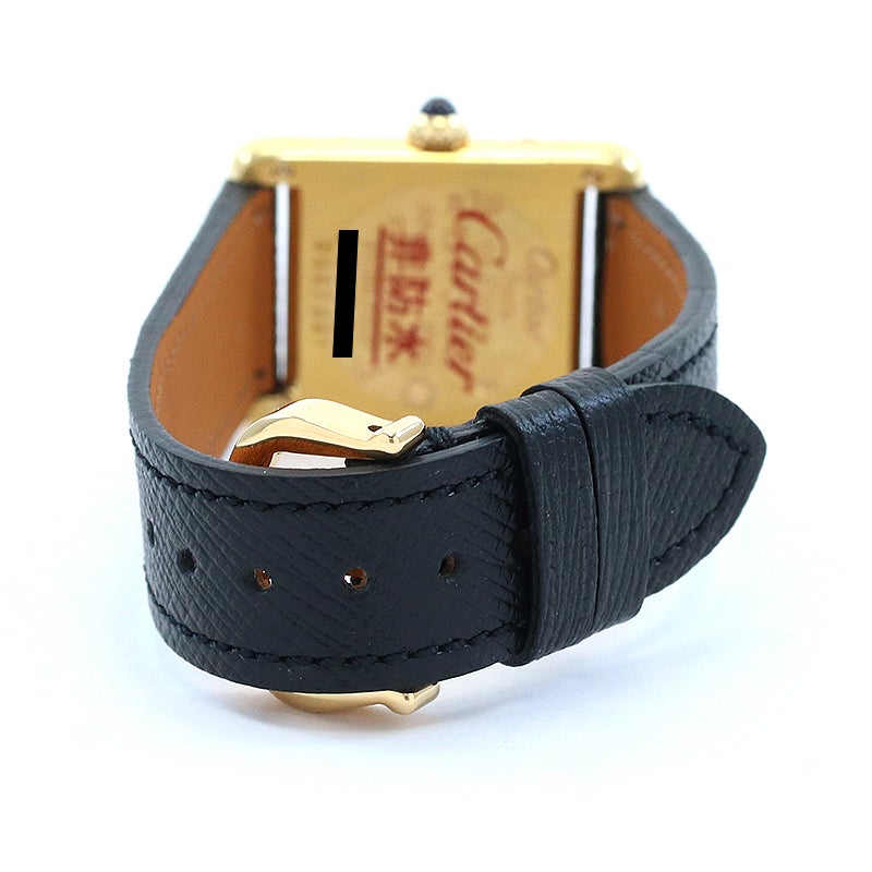 中古】CARTIER MUST TANK SMALL MODEL VERMEIL カルティエ マスト