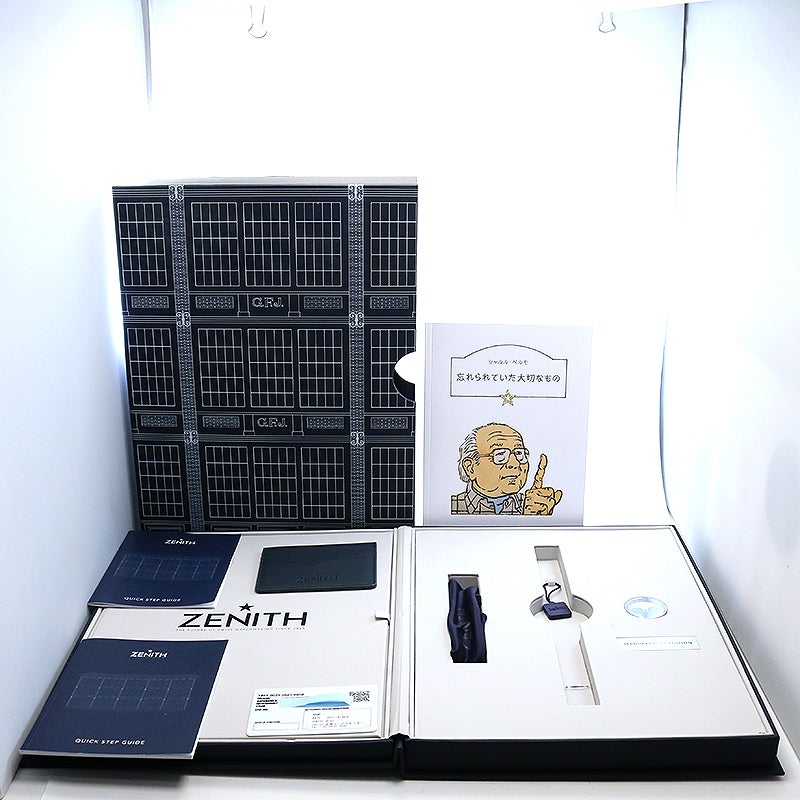【中古】ZENITH CHRONOMASTER REVIVAL MANUFACTURE EDITION ゼニス クロノマスター リバイバル マニュファクチュール エディション 03.Z386.400/60.C843