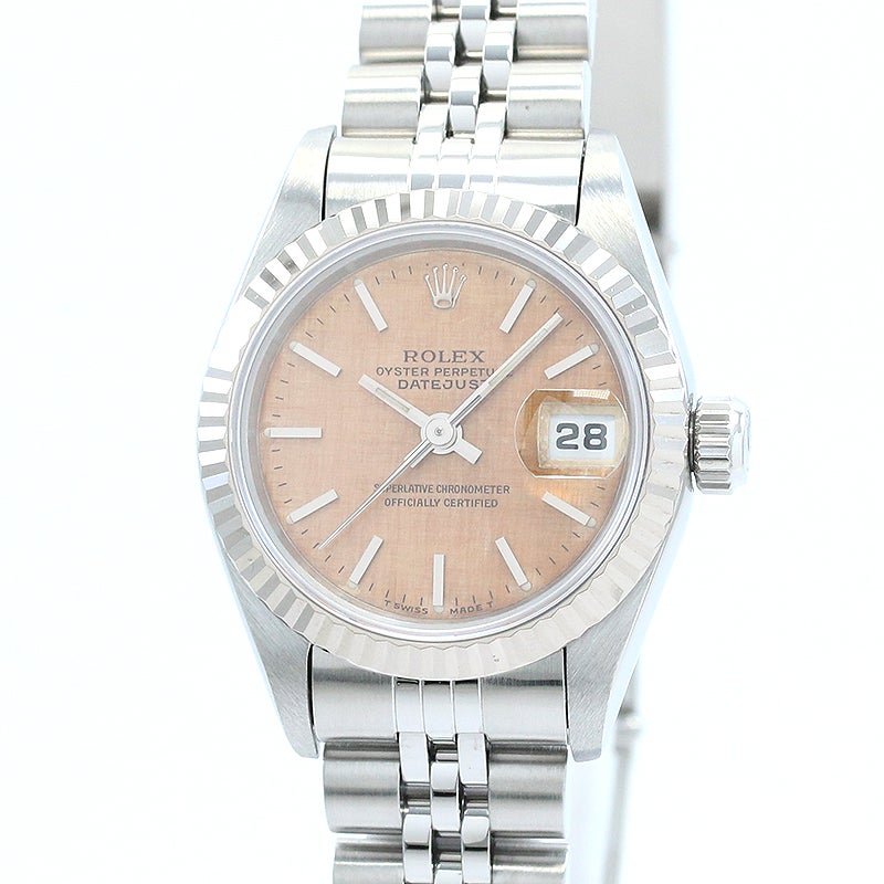 【中古】ROLEX OYSTER PERPETUAL LADY-DATEJUST 26 TROPICAL LINEN DIAL ロレックス オイスターパーペチュアル レディ デイトジャスト 26 トロピカルリネンダイヤル 69174