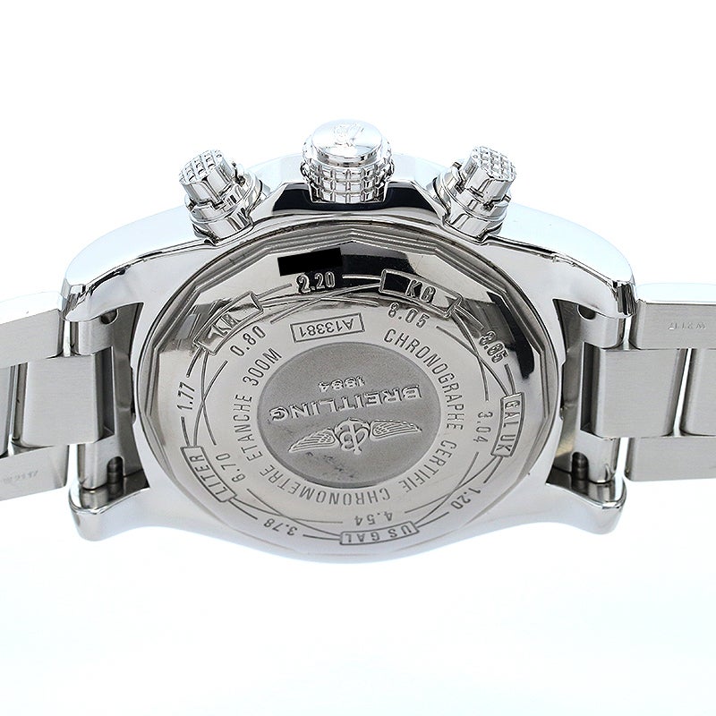 【中古】BREITLING AVENGER II MOTHER OF PEARL SKY ブライトリング アベンジャー II マザーオブパール スカイ A1338111/A808/170A (A339AMPPSS)
