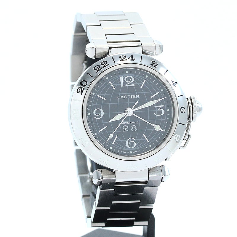 【中古】CARTIER PASHA C DE CARTIER MERIDIAN 35MM カルティエ パシャC ドゥ カルティエ メリディアン 35MM W31049M7