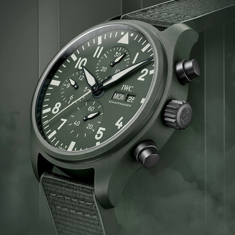 IWC Pilot's Watch Chronograph Top Gun woodland アイ・ダブリュー