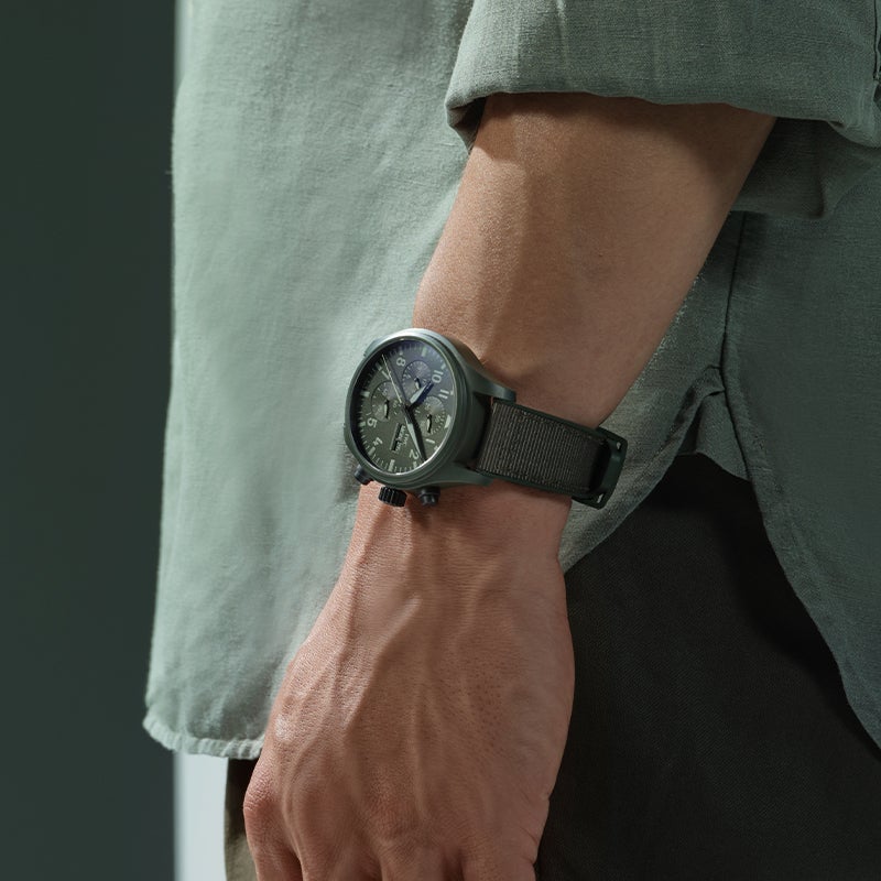 IWC Pilot's Watch Chronograph Top Gun woodland アイ・ダブリュー