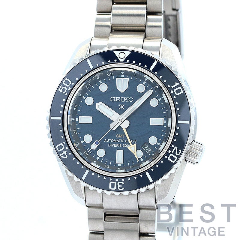 【中古】SEIKO PROSPEX SEA 60TH ANNIVERSARY LIMITED セイコー プロスペックス ダイバースキューバ 1968 ヘリテージ GMT 限定モデル SBEJ027 / SPB509 (6R54-00N0)