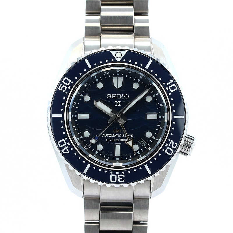 【中古】SEIKO PROSPEX SEA 60TH ANNIVERSARY LIMITED セイコー プロスペックス ダイバースキューバ 1968 ヘリテージ GMT 限定モデル SBEJ027 / SPB509 (6R54-00N0)
