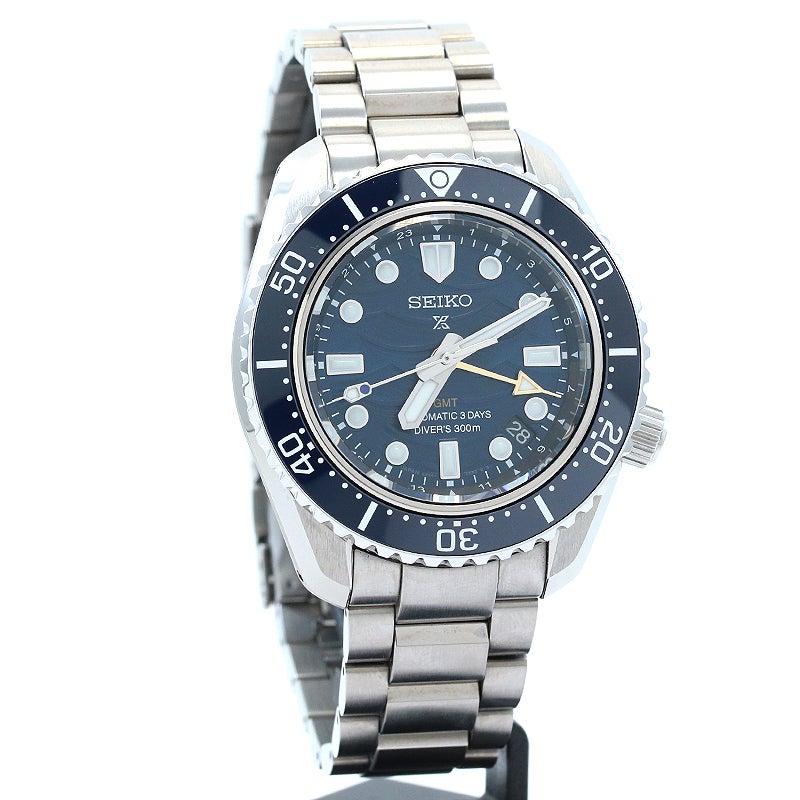 【中古】SEIKO PROSPEX SEA 60TH ANNIVERSARY LIMITED セイコー プロスペックス ダイバースキューバ 1968 ヘリテージ GMT 限定モデル SBEJ027 / SPB509 (6R54-00N0)