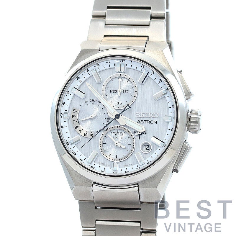 中古】SEIKO ASTRON NEXTER GPS SOLAR DUAL TIME CHRONOGRAPH セイコー