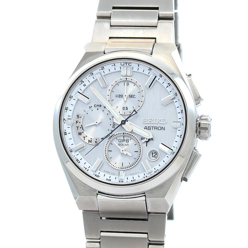 【中古】SEIKO ASTRON NEXTER GPS SOLAR DUAL TIME  CHRONOGRAPH セイコー アストロン ネクスター GPSソーラー デュアルタイム クロノグラフ SBXC159 (5X83-0AE0-1)