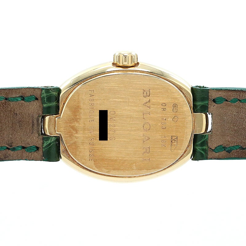 ブルガリ 【BVLGARI】 オーバル OV27G レディース ホワイト K18イエローゴールド 腕時計 時計 OVAL WHITE K18YG ダイヤモンドベゼル【中古】 楽天市場】ブルガリ オーバル 腕時計 時計 ブルガリ 18金 OV27G