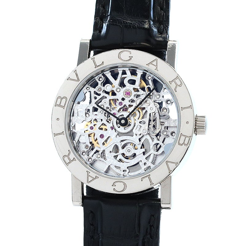 中古】BVLGARI BVLGARI BVLGARI SKELETON AUTOMATIC 33MM ブルガリ